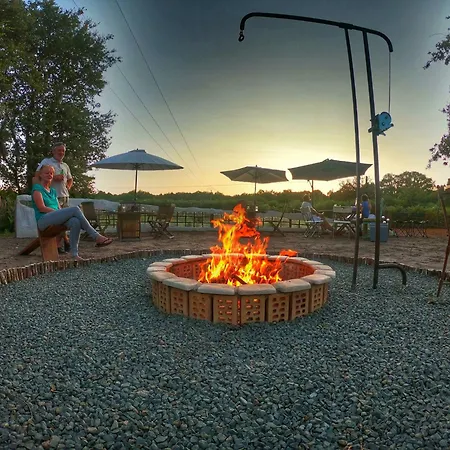 Luxury Safari Tent With Hot Tub At La Fortinerie Luxury tent