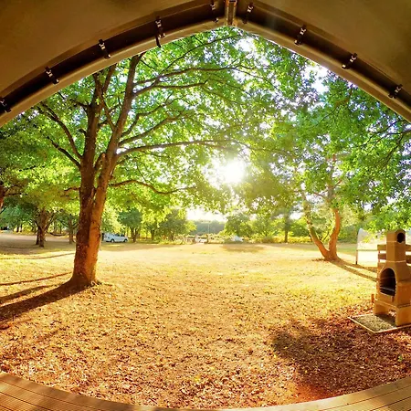 Luxury Safari Tent With Hot Tub At La Fortinerie