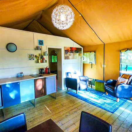 Luxury Safari Tent With Hot Tub At La Fortinerie *